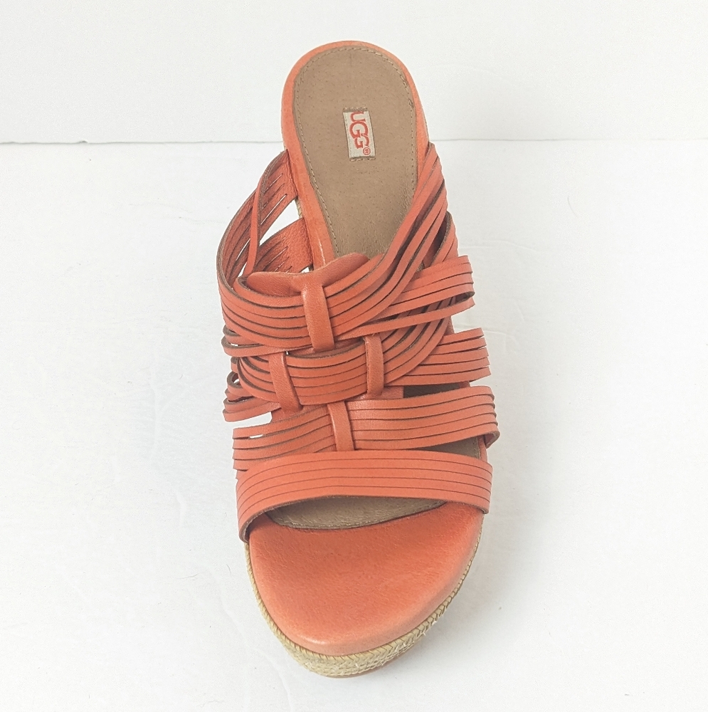 UGG Orange leather Melinda Wedges - Picture 8 of 16